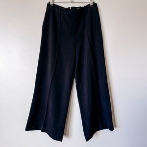 RACHEL Rachel Roy Black Wide Leg Crop Pants Size 8